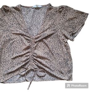 HIPPIE ROSE Animal Print  Top - M